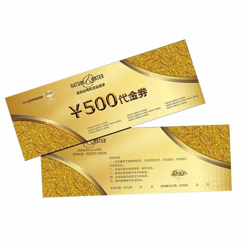 Giấy Tùy Chỉnh Buổi Hòa Nhạc Vé In Raffle Dịch Vụ Vé Phiếu Giảm Giá Voucher In