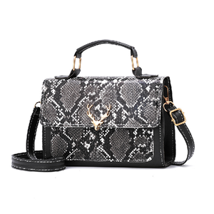 Sac à bandoulière en cuir <span class=keywords><strong>Python</strong></span> pour femmes, petit sac à main de styliste, sacoche pour dames et filles, nouvelle collection - Product Image 1