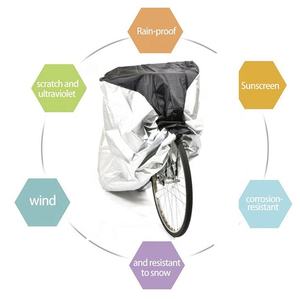 Ensemble de vélo de transport étanche Fluorescent housse de pneu de pluie robuste pour vélo électrique moto résistant au soleil - Product Image 3