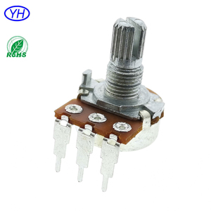 Dọc Carbon Phim Duy Nhất Gang 3 Pin 16Mm Quay Điều Khiển Âm Lượng <span class=keywords><strong>10K</strong></span> Tuyến Tính <span class=keywords><strong>Potentiometer</strong></span> - Product Image 3