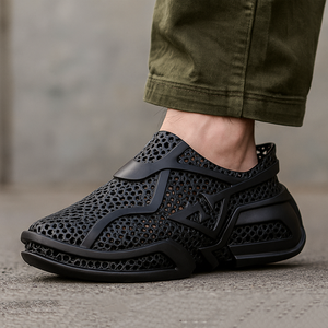 Chaussures de marche lumineuses personnalisées OEM imprimées en 3D, style chunky, à enfiler, tendance mode, en maille respirante, légères, en TPU, toutes saisons - Product Image 3