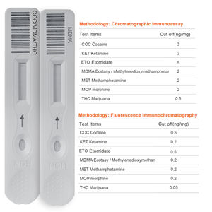 Prueba <span class=keywords><strong>de</strong></span> Detección <span class=keywords><strong>de</strong></span> <span class=keywords><strong>Drogas</strong></span> en el Cabello M-DMA, Prueba <span class=keywords><strong>de</strong></span> Detección <span class=keywords><strong>de</strong></span> Múltiples <span class=keywords><strong>Drogas</strong></span> en el Cabello para Sustancias Controladas, Kit <span class=keywords><strong>de</strong></span> Monitoreo - Product Image 1