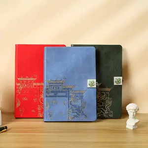 2024 o ano do Loong A5 Notebook Notebook de escritório Business Notebook conjunto caixa de presente personalizado atacado