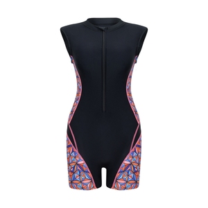 Traje de baño de una pieza para mujer, traje de baño para surf, traje de baño tipo body para nadar, surfear, bucear, snorkel, vacaciones en la playa - Product Image 5