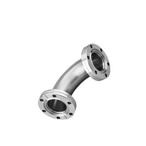 <span class=keywords><strong>Coude</strong></span> fixe à bride forgée en <span class=keywords><strong>acier</strong></span> inoxydable CF 304, à chargement rapide, à diamètre égal, pour basse pression et vide, tête hexagonale, modèle CF - Product Image 6