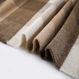 Dahai Mới Nâng Cấp 130*170Cm Phong Cách Hàn Quốc Sọc Kê Chăn 50% Len 50% Polyester 380gsm Dệt Tua Ném Cho Nhà - Product Image 4