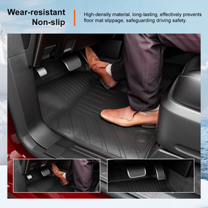 Tappetino posteriore schienale posteriore rivestimento Cargo tappetino per 2003 2017 <span class=keywords><strong>Ford</strong></span> Expedition resistente TPE tappetino bagagliaio - Product Image 5