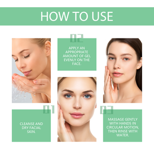 Gel Limpiador <span class=keywords><strong>Facial</strong></span> <span class=keywords><strong>Exfoliante</strong></span> Suave con Logotipo Personalizado, a Base de Hierbas, Hidrata, Elimina la Suciedad y el Aceite, Purifica los Poros, Gel Limpiador <span class=keywords><strong>Facial</strong></span> Suave - Product Image 6