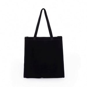 Bolsa de Tela Ecológica Reutilizable con Logotipo Personalizado, Bolsa de Compras de Lona de Calicó Orgánica, Gruesa, 100% Algodón - Product Image 6