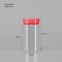 Conteneur d'emballage pharmaceutique en plastique HDPE pour pilules et comprimés, vente en gros, 120 ml, 150 ml, 200 ml, 250 ml