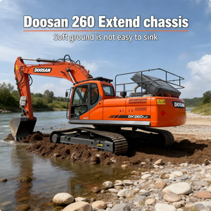 Excavadora Doosan DX260, Equipo Original de <span class=keywords><strong>Segunda</strong></span> <span class=keywords><strong>Mano</strong></span>, Maquinaria Usada para Construcción y Minería, DH210 DX225 DX300 340 345 500 520 - Product Image 3
