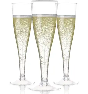 Feste usa e getta bicchieri Mimosa bicchieri da Cocktail in plastica flute da Champagne in plastica sfuse da sposa