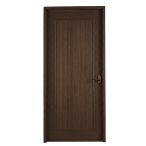 Porte de chambre en bois massif GA-03S sur mesure, panneau moulé en Malaisie, noyau en bois dur - Product Image 1