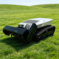Tondeuse à gazon électrique sur chenilles robuste de 1000 mm avec cellules de batterie CATL et prolongateur d'autonomie en option pour travaux de débroussaillage OEM