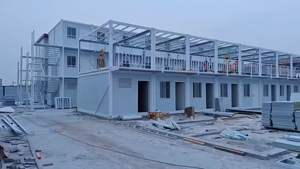 Casa Container Espandibile a Costruzione Rapida, Pannello Sandwich, Modulare Prefabbricato Traspirante, Design <span class=keywords><strong>Industriale</strong></span>, Negozio/<span class=keywords><strong>Bar</strong></span> in Acciaio Inox - Product Image 3