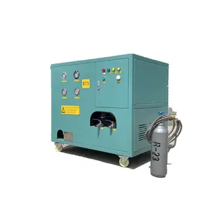 Máquina de carregamento de recuperação de refrigerador R23 SF6 de alta pressão 2HP bomba de recuperação de refrigerante