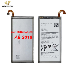 Batterie de téléphone portable d'origine EB-BA530ABE pour SAMSUNG GALAXY A8 2018, batteries numériques - Product Image 1