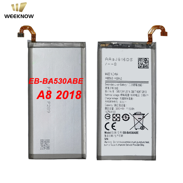 Original Capacity Mobile Phone Battery EB-BA530ABE for SAMSUNG GALAXY A8 2018 Digital Batteries