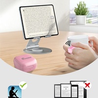 Control Remoto Inalámbrico Multifuncional en Forma de Anillo, Obturador de Cámara Portátil para iPhone y Android, Recargable, Control de Pasar Páginas