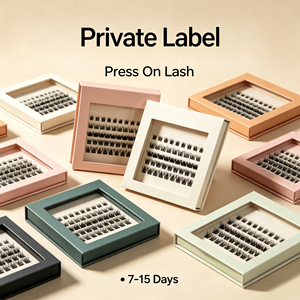 Kit de cils magnétiques réutilisables pour voyage, sans colle, sans eye-<span class=keywords><strong>liner</strong></span>, cils en cluster magnétique quantique, effet 3D - Product Image 2