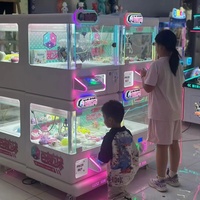 Mini machine à griffes de table pour enfants, à monnayeur, pour la distribution de jouets en peluche et de poupées