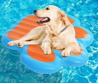 Jouet flottant en forme de patte gonflable pour animaux de compagnie, piscine pour chiens, flotteur, île de piscine pour l'été