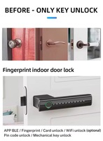 Clé RFID de compatibilité de l'aimant FingeLock de serrure de poignée silencieuse écologique pour la maison hôtels stockage de mot de passe d'accès à la maison intelligente