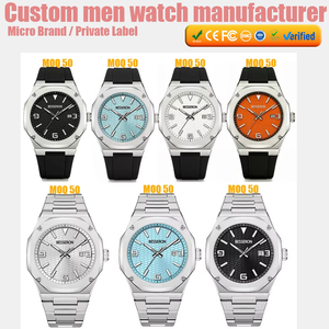 Montres à quartz en acier inoxydable avec logo personnalisé pour hommes, design personnalisé, créez votre propre montre, fabricants de montres chinois - Product Image 2