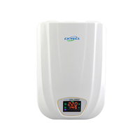 SDW-15KVA 15000VA 220V 110V Régulateur de tension intelligent monophasé mural domestique AVR à bobine de cuivre LED, efficacité 99%