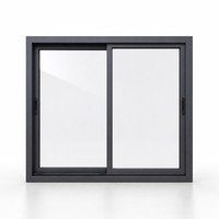 Ventana Corredera Horizontal con Doble Acristalamiento y Aislamiento Térmico, Directo de Fábrica, para Cocina, Dormitorio, Sala de Estar