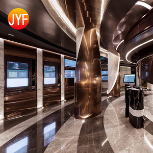 <span class=keywords><strong>JZ</strong></span> 01 Revestimiento de Acero Inoxidable Moderno Personalizado al por Mayor para Columnas y Pilares para Vestíbulos de Hoteles y Centros Comerciales - Product Image 2