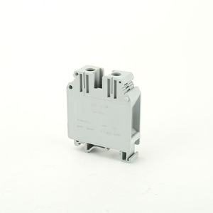 UK Series <b>Terminal</b> Block 35mm DIN Rail 2 Pole 100A Copper Alloy Screw Connection - Product Image 3