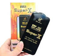Protections d'écran transparentes ESD en verre trempé mobile pour iphone Film de protection d'écran en verre pour accessoire de téléphone anti-rayures 16 Pro Max