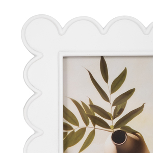 Cornice Decorativa con Bordo Ondulato 4x6 Pollici in Resina per Foto, Decorazione Casa, Tavolo, Mensola, Soggiorno - Product Image 4