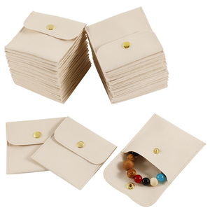 PUPPYSWE Sell 40pcs 8*8cm Microfiber Jewelry Bag <b>No</b> <b>logo</b> High Quality Velvet Pouch Bag Jewelry Packaging Pouch Without <b>logo</b> - Product Image 1