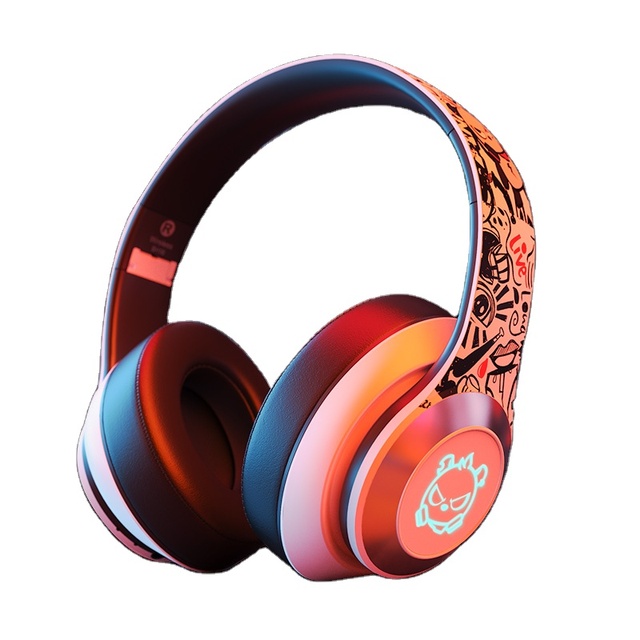 Durable & Foldable Bluetooth Headphones Environmental Noise Cancellation (ENC) Headband Earphones with BQB RoHs MSDS FCC CE