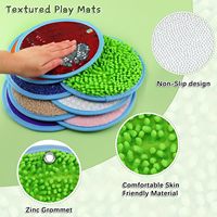 Tapis sensoriels texturés recyclables pour enfants autistes jouets sensoriels pour enfants avec autisme produits sensoriels panneau mural sensoriel