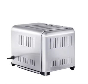 Tostadora Eléctrica Comercial de Acero Inoxidable, Juego de 4 Piezas, Automática, para Uso Doméstico, Hoteles, Exteriores y Automóviles - Product Image 4