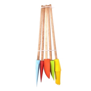 Wholesale Mini Baking Tools 5 Pieces Silicone Scraper Spatula Spoon Brush Colorful <b>Kitchen</b> Tools for Children Baking - Product Image 6