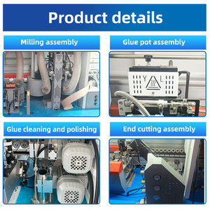 Machine de chantournage automatique à profil en J, en L et en C pour meubles en PVC, mélamine, chanfreinage à 45 degrés - Product Image 4