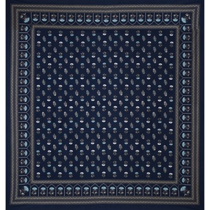 Juego de Sábanas Planas Estampadas de Estilo Vintage Azul Clásico, 2 Fundas de Almohada, 100% Algodón, 300 Hilos, Estilo Natural Ecológico, Venta al Por Mayor - Product Image 2