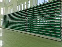 Chaises en plastique durables GUANWANG en HDPE pour les sièges de stade, système de gradins, tribunes, football en plein air