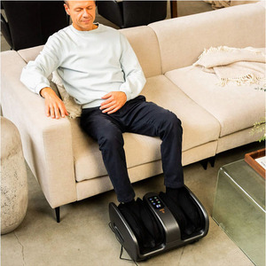 Massaggiatore per Piedi Elettrico Sunmaxx con Infrarossi, Riscaldamento ABS, Vibrazione, Shiatsu, Cintura Massaggiante Regolabile, Materassino per Gambe con Timer - Product Image 3