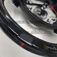 Nouveau produit en gros : Volant perforé en cuir et carbone alvéolé pour BMW E90 E92 E93 E82 E87 M3