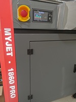 Imprimante UV MYJET 1,8 m 2,5 m 3,2 m pour différents matériaux : panneau KT, PVC, film souple, cuir, toile – Imprimante UV hybride professionnelle 1,8 m