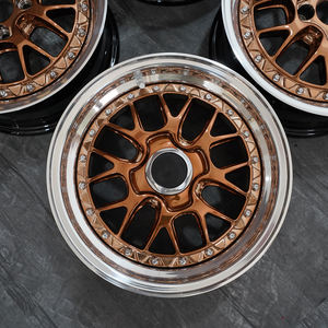 Jantes personnalisées 6061 t6 forgées couleur bronze brun 4x100 <span class=keywords><strong>16</strong></span> <span class=keywords><strong>pouces</strong></span> pour <span class=keywords><strong>bbs</strong></span> - Product Image 3