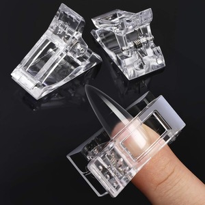 HadiyahBeauty <span class=keywords><strong>Pince</strong></span> à ongles transparente en polygel pour extension rapide, outil de manucure pour nail art - Product Image 5