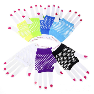 Venta al por mayor baratos <span class=keywords><strong>guantes</strong></span> de nylon nupcial boda fiesta medio dedo abierto Sexy <span class=keywords><strong>guantes</strong></span> mujer señora Fishnet <span class=keywords><strong>guantes</strong></span> <span class=keywords><strong>sin</strong></span> <span class=keywords><strong>dedos</strong></span> - Product Image 3