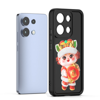Dessin personnalisé couleurs UV imprimé mignon Animal coque arrière en TPU pour Redmi Note 13 Pro Pro + 4G 5G 13R 13C 12 coque de téléphone