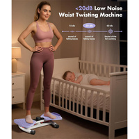 Appareil de fitness silencieux et intelligent avec écran LED numérique pour la maison, équipement de musculation pour femmes, planche à torsion abdominale, outil de fitness, machine à torsion de la taille